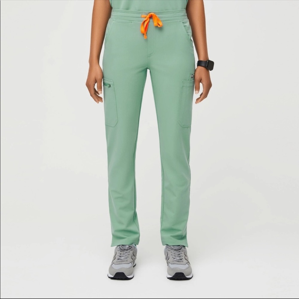 FIGS Yola Skinny Scrub Pant - Jade